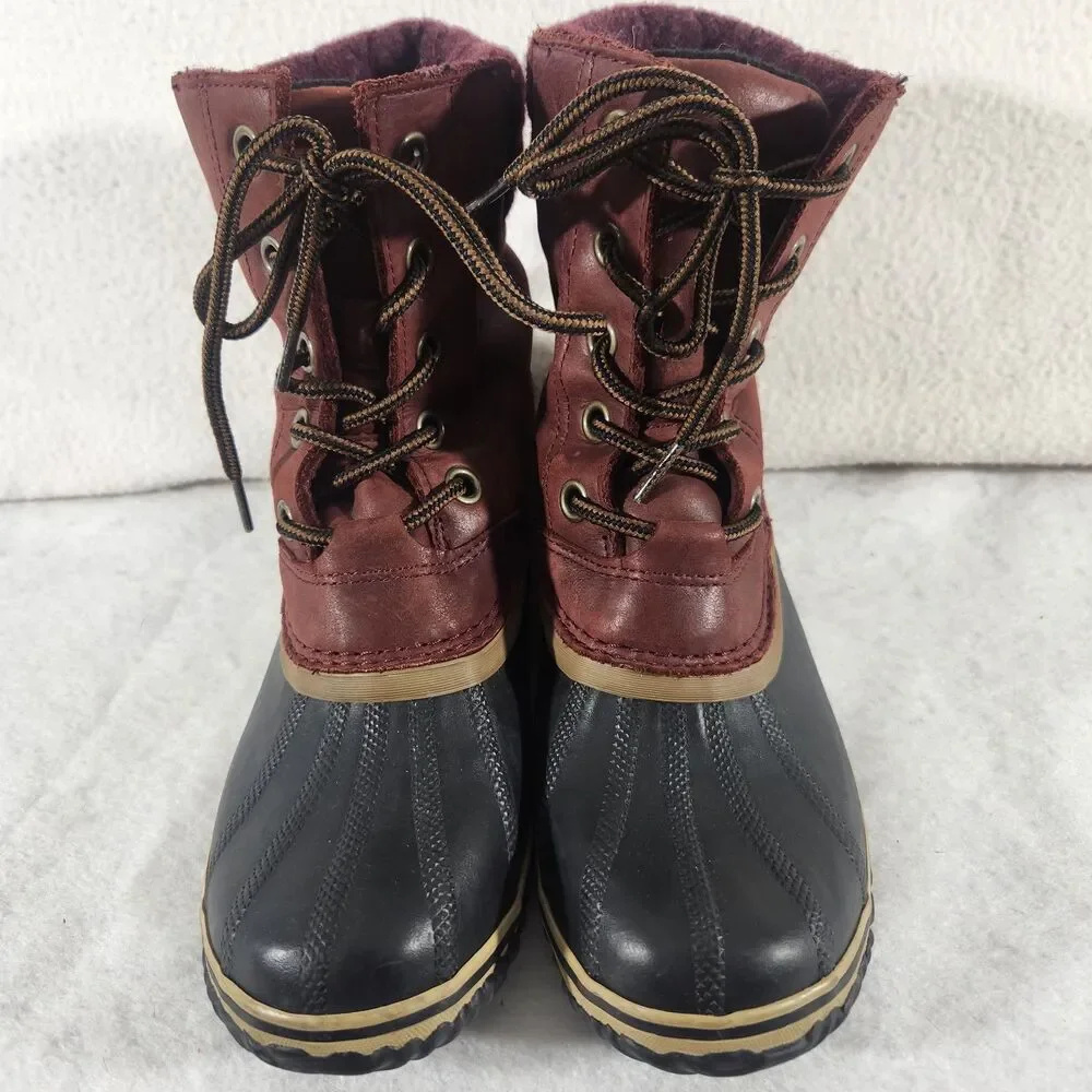 SOREL  Women's Slimpack II Lace SIZE 10  Waterproof Brown
